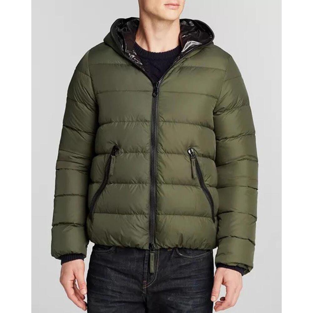 Duvetica Olive Green Dionisio Matte Puffer Coat IT46